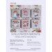 Front of pattern showing the completed cross stitch design with coordinating decor.