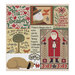 Collage of the finished cross stitch patterns from the Celebrate book in a variety of seasonal and holiday motifs.