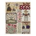 Collage of the finished cross stitch patterns from the Celebrate book in a variety of seasonal and holiday motifs.