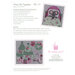 The back of the Visions of Sugarplums pattern by The Vintage Spool featuring project requirements and information