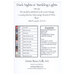 The back of the pattern featuring product info, floss requirements and finishing information. 