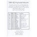 The back of the pattern featuring product info, floss requirements and finishing information. 