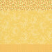 Golden yellow fabric with a distinctive striped design with 8 unique coordinating patterns, including florals, dots, leaves, and other classic motifs.