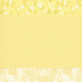 yellow fabric with a distinctive striped design with 8 unique coordinating patterns, including florals, dots, leaves, and other classic motifs.