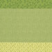 Green fabric with a distinctive striped design with 8 unique coordinating patterns, including florals, dots, leaves, and other classic motifs.