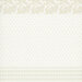 Cream fabric with a distinctive striped design with 8 unique coordinating patterns, including florals, paisley, stripes, and other classic motifs.
