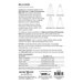 Back of the pattern booklet featuring project requirements and specifications