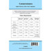 The back of the Cornerstones quilt pattern showing material requirements.