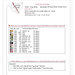 Back cover of the Friends for Easter cross stitch pattern with all required flosses.