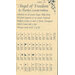 Back of the pattern showing specifications and floss required.