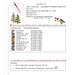 Back of The Little Fox cross stitch pattern with a legend of the required flosses.