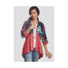 Fashion Kimonos pattern with a model wearing the mid-length kimono option C.
