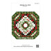Front of the Splendor Tree Skirt pattern showing the finished geometric pattern.