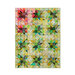 Mockup of the finished example quilt from the Starflake Quilt Pattern.