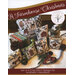 Holiday cross stitch book cover titled “A Farmhouse Christmas” with cross-stitch pillow and ornament designs