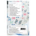 Back cover of pattern listing product requirements. 