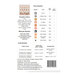 Back cover of the Pumpkin Hollow cross stitch pattern showing the required floss, materials, and cloth.