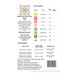 Back cover of the Wreath and Pine cross stitch pattern showing the required floss, materials, and cloth.