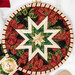 A closer look at the round Hot Pad, demonstrating fabric color and print details.