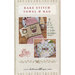Cover of “Bake Stitch Towel & Bag” Cross Stitch Pattern with holiday-themed baking items and ribboned gift tag.