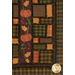 A closer look at the patchwork of the quilt, showing print details and effects of the ragged seams.