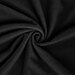 Black flannel fabric swirled into a spiral pattern.