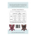 Front of the big giant rag quilt bow pattern showing the fabric requirements.