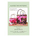 Front cover of the Rockport Carryalls pattern by Aunties Two Patterns featuring 2 finished open tote bags.