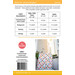 Back of the pattern featuring the materials list.
