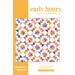 Front of the pattern featuring a quilt with rows of patchwork stars, set across a white background with the title and designer.