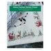 A close up on one of the included projects, titled "Here Comes Santa Claus" with a scene of Santa and his reindeer crossing a snowscape in front of a church.