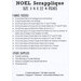 Pattern instructions for “NOEL Scrapplique,” including fabric and supply list.