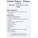 Pattern instructions titled “Stitched Tokens Tidings 1 of 2” with sizes and supply list.