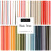Digital collage of the Fat Quarter Bundle from the Magic Stripe fabric collection.