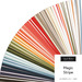 Digital collage of the Strip Roll Bundle from the Magic Stripe fabric collection.