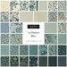 Digital collage of the Fat Eighth Bundle from the La Maison Bleu fabric collection.