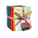 The Paradise Batiks Fat Quarter Bundle in its packaging, isolated on a white background. 