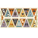 bunting panel featuring Halloween-themed banners in shades of black, orange, green, purple, and gold.