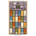 24" pocket panel featuring 24 Halloween-themed pocket slips to hide treats in and a haunted house scene at the top with the words "Trick or Treat"