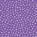 An amethyst purple fabric with scattered stars. 