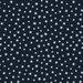 A deep indigo blue fabric scattered with stars. 
