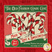 A head on close up of one of the album blocks, showing details on a block with candy canes and the words, "The Old Fashion Candy Cane Made With Love & Sweetness."."