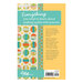 Back cover of Quilter's Precut Companion showing quilt block examples, precut fabric shapes, book details, and quilting reference information.