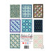 Back of the macke it scrappy book featuring finished quilt designs. 