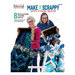 Make It Scrappy With 3-Yard Quilts book cover featuring Donna Robertson and Fran Morgan holding colorful scrappy quilts and fabric scraps.