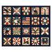 This rustic panel features 20 unique patriotic designs. 