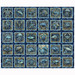 A deep sapphire panel fabric featured in the Deep Blue Dreams Collection by QT Fabrics