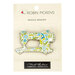 blue, teal, and green floral sewing machine magnetic needle minder in it's packaging