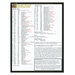 Back of the pattern listing project requirements. 