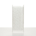 Spool of white cord, staged on a white tabletop with a white background.
